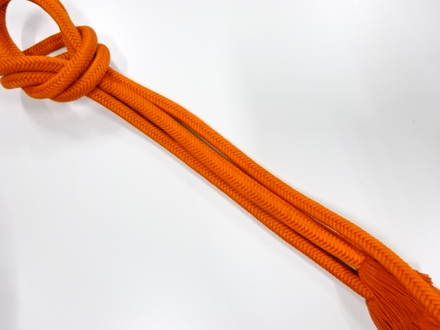 正絹　撚り房　手組帯締め